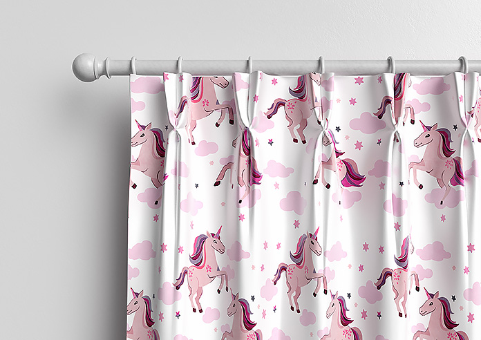 Unicorn Magic, Pink - Made to Measure Curtains - Image 10
